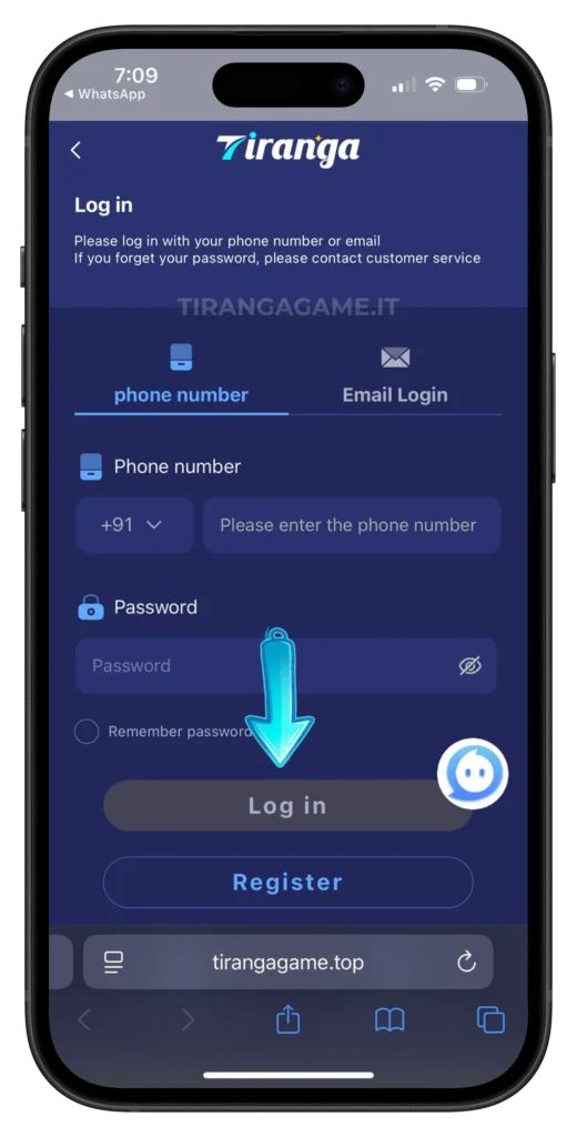 TIRANAG-LOGIN